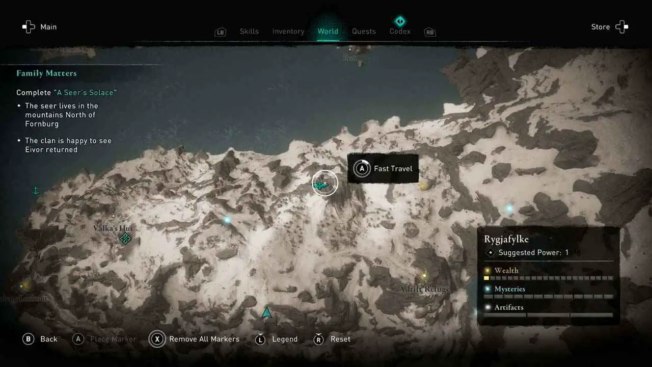 Assassin's Creed Valhalla Fast Travel