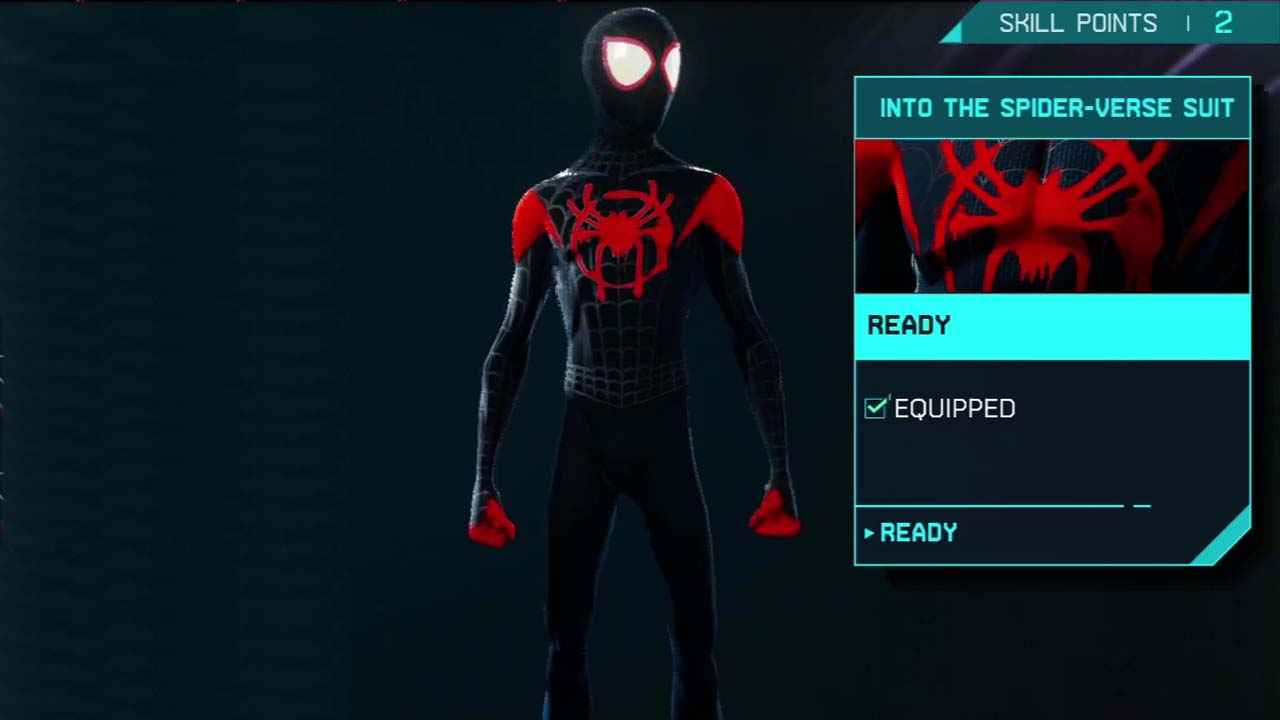 En el traje de Spider-Verse