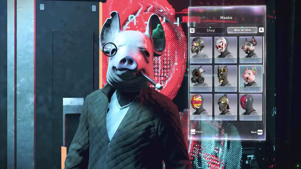 Pink Pig Mask