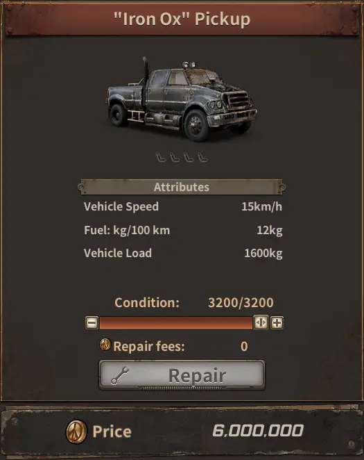 Dust to the End "Iron Ox" Pickup