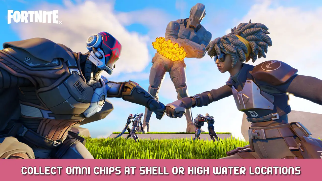 Fortnite – Todos Coletam Omni Chips no Guia de Locais da Shell ou High Water