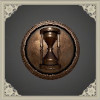 Bronze Medallion (Hourglass)