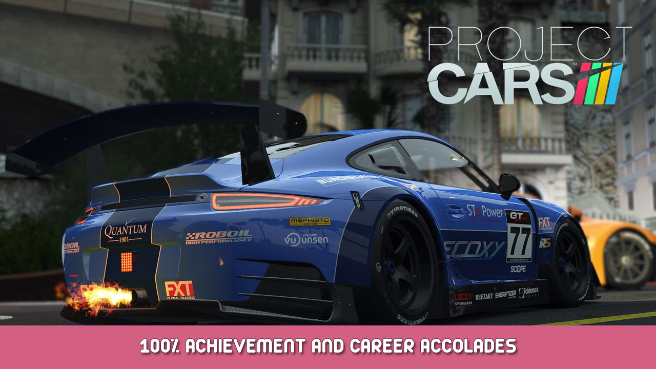 Project CARS 100% Achievement and Career Accolades