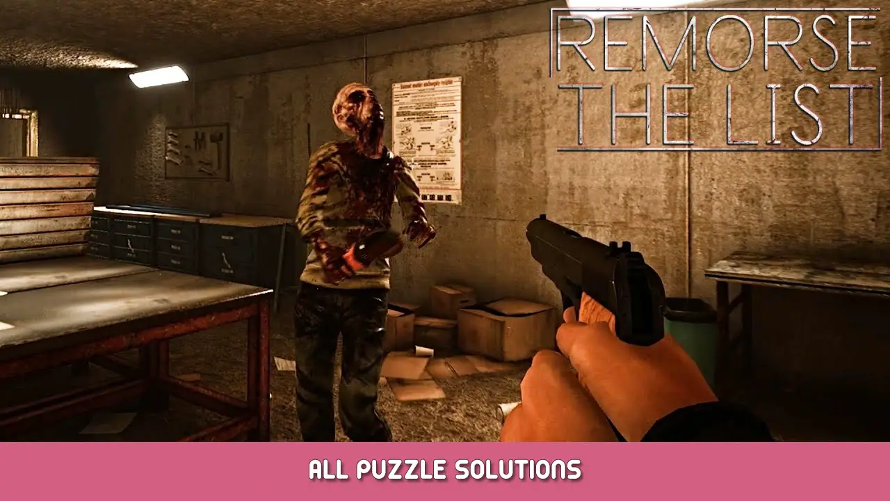 Remorse: The List – All Puzzle Solutions Guide