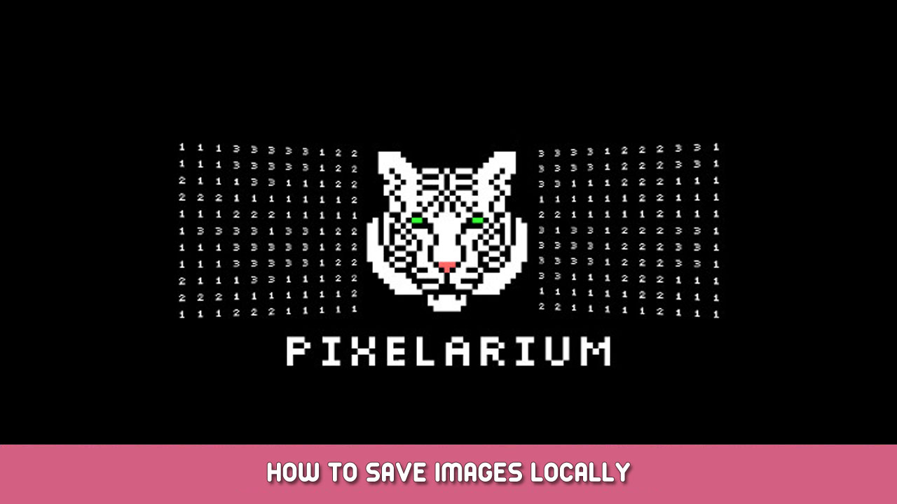 Pixelarium – How to Save Images Locally