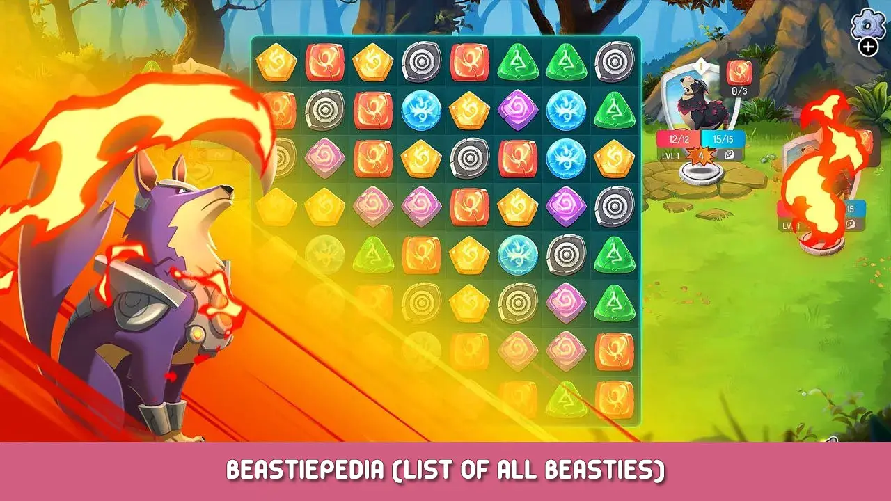 Beasties Beastiepedia (List of All Beasties)