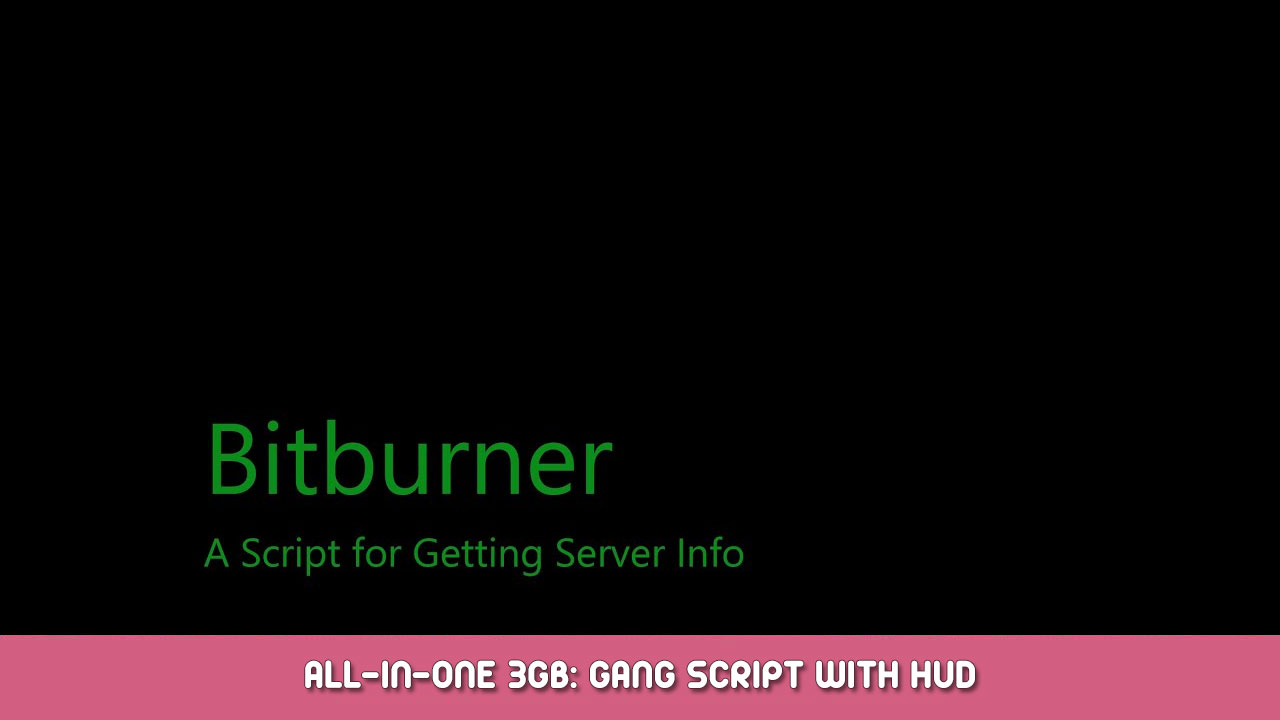 Bitburner – All-In-One 3GB: Gang Script with HUD