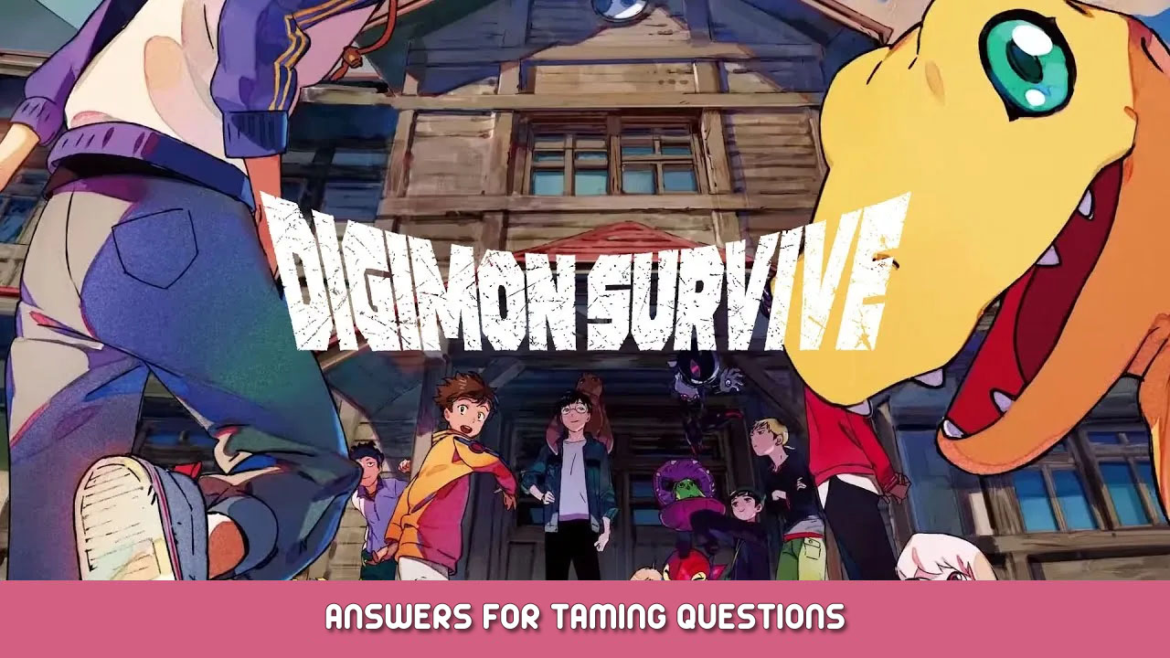 Digimon Survive – Answers For Taming Questions