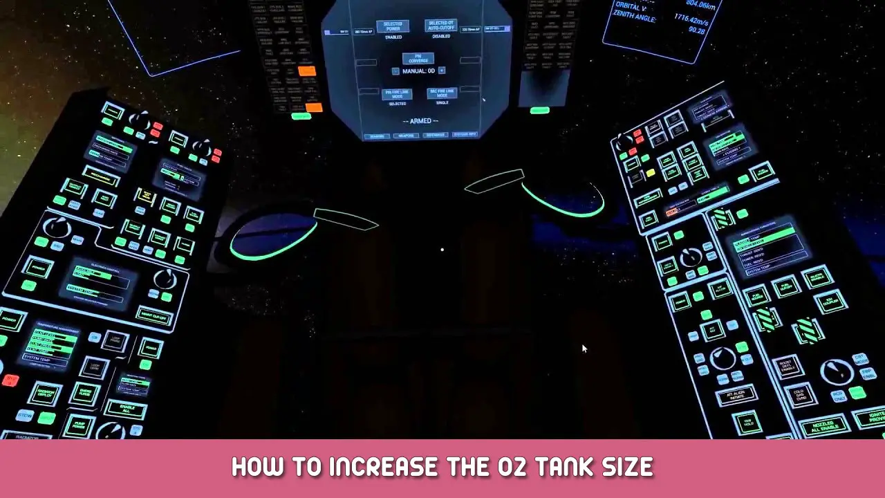 Rogue System – How to Increase the O2 Tank Size