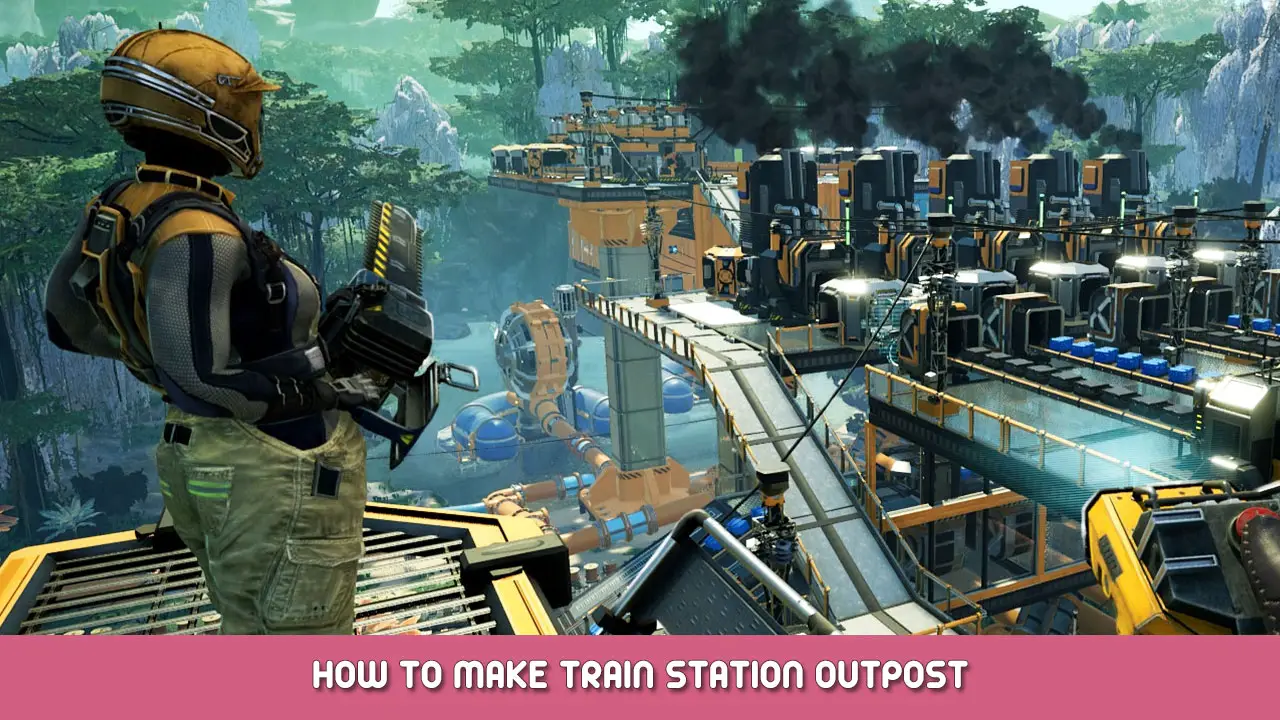 Satisfactory – How to Make Train Station Outpost