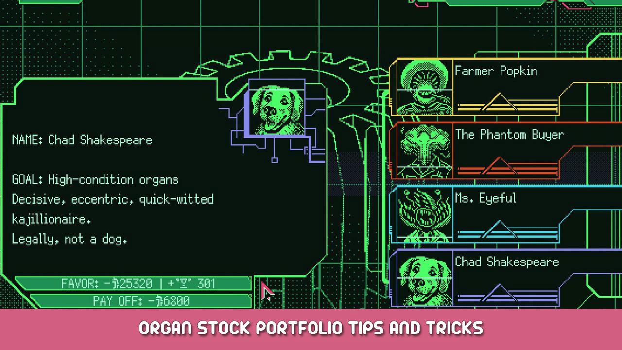 Space Warlord Organ Trading Simulator – Organ Stock Portfolio Tips and Tricks
