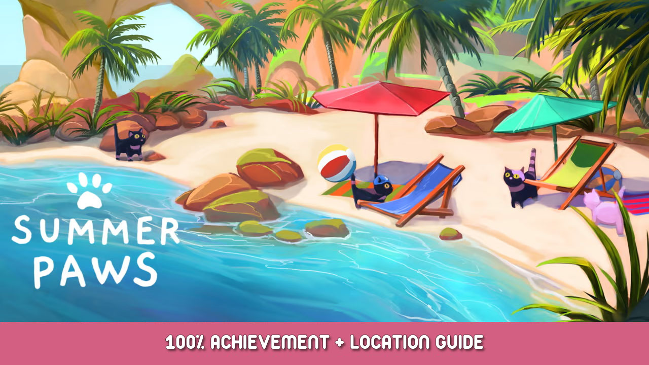 Summer Paws 100% Achievement + Location Guide