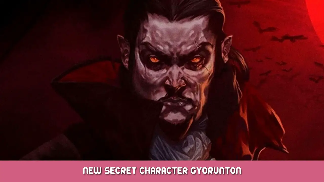 Vampire Survivors – New Secret Character Gyorunton