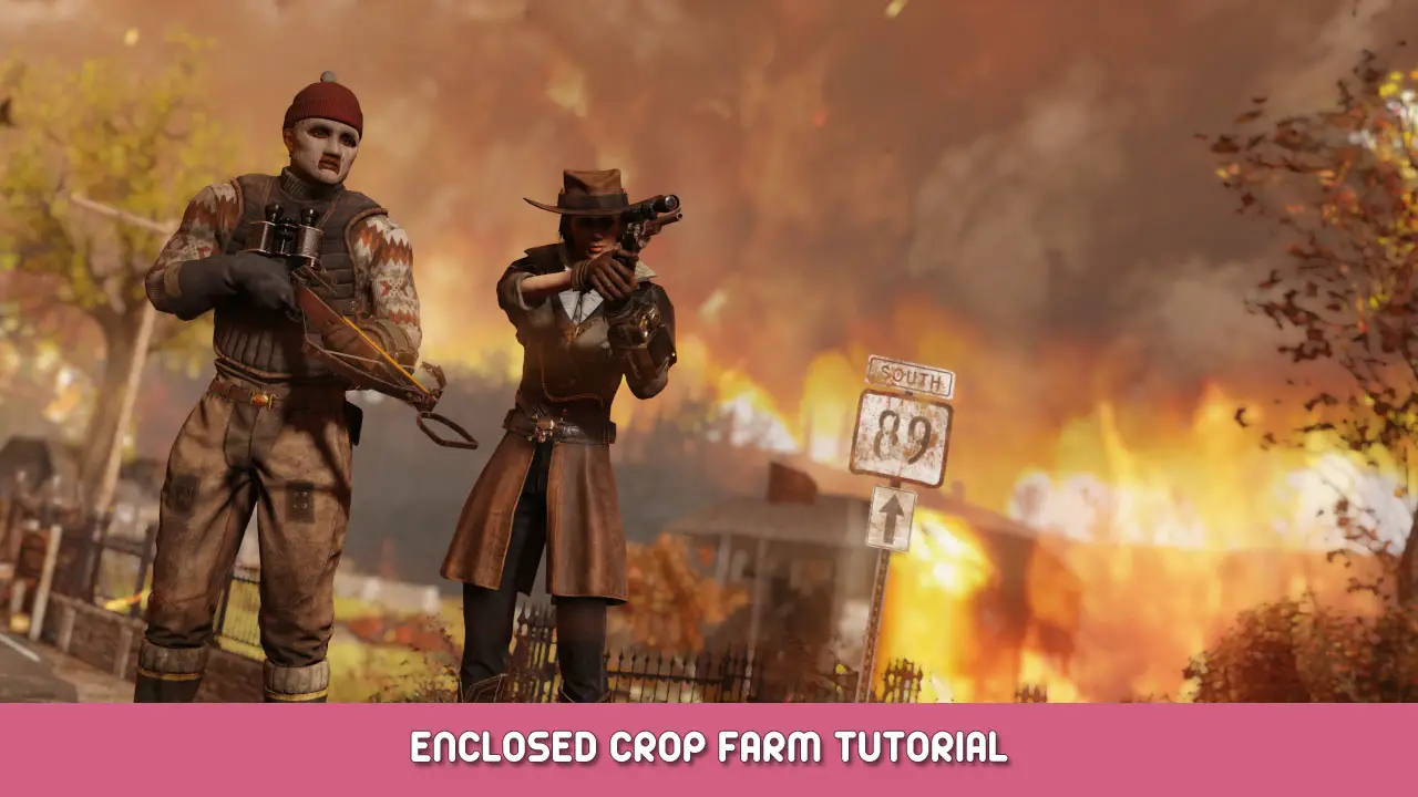 Fallout 76 Enclosed Crop Farm Tutorial Guide