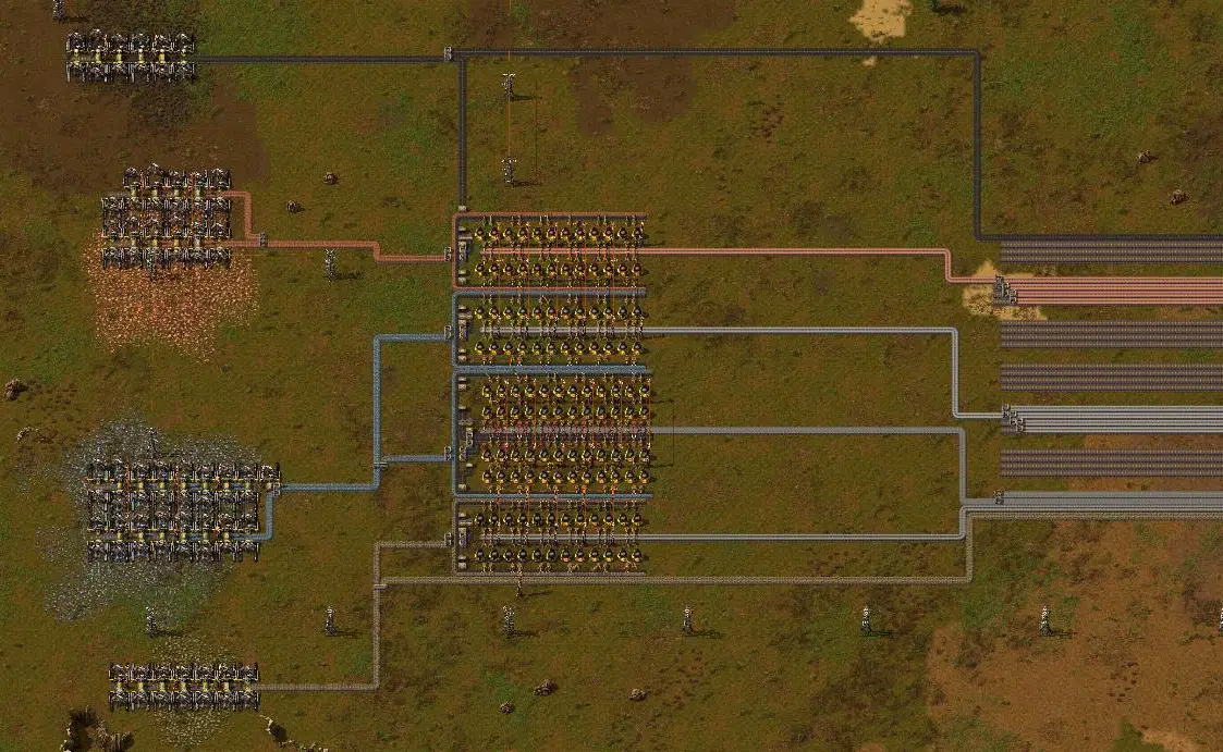 Factorio - Автобусы и эффективное развитие завода