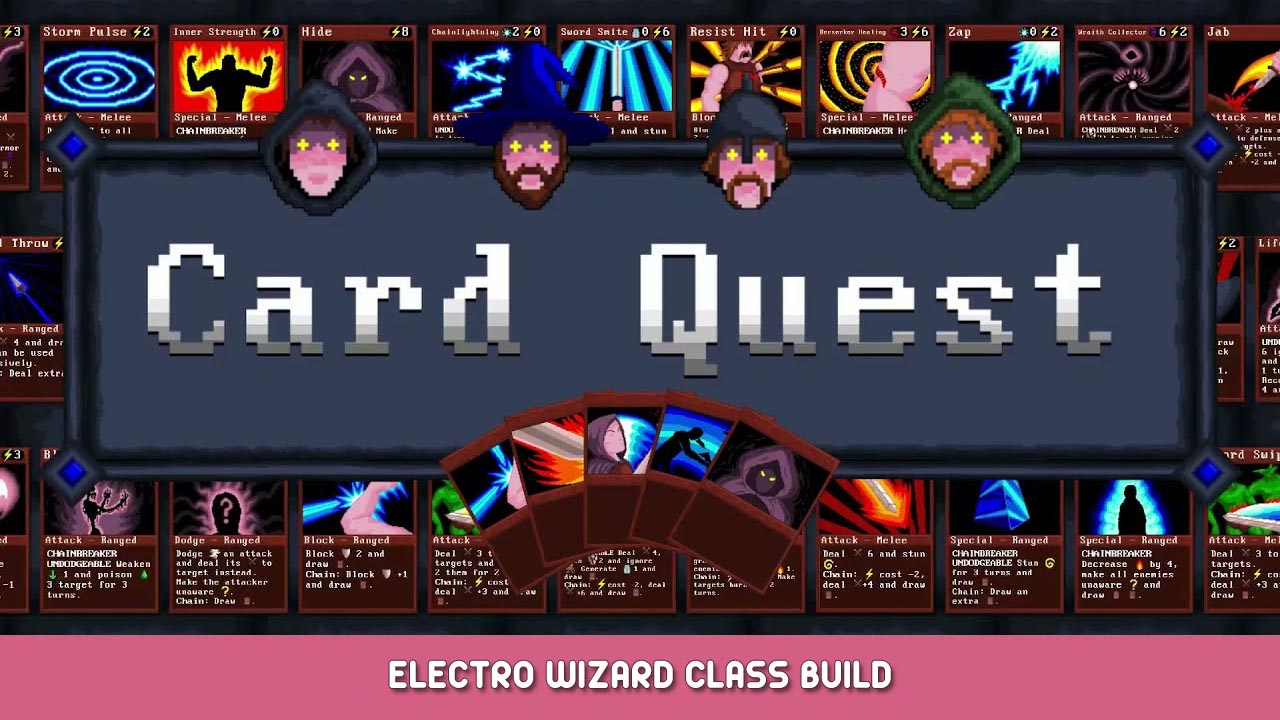 Card Quest – Electro Wizard Class Build