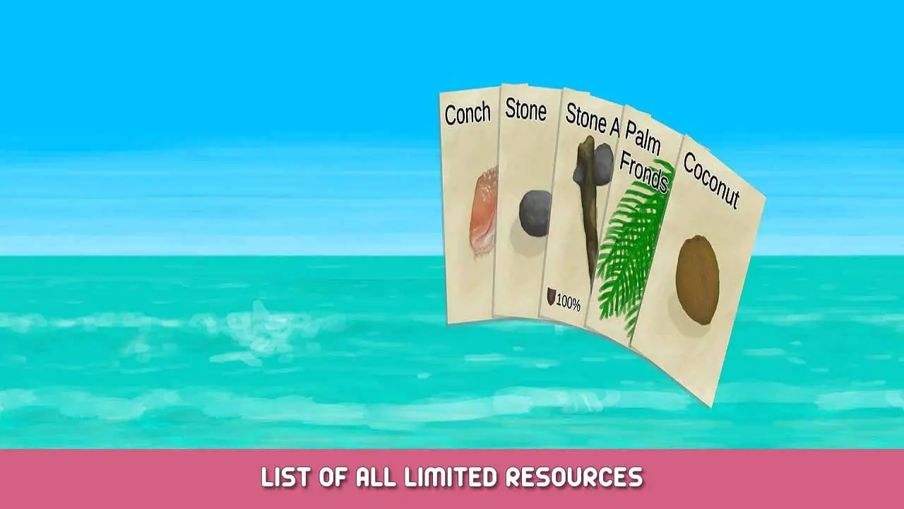 Card Survival: Tropical Island – List of All Limited Resources