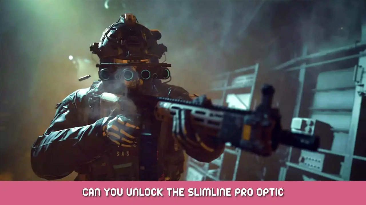 Modern Warfare 2 – Can You Unlock the Slimline Pro Optic
