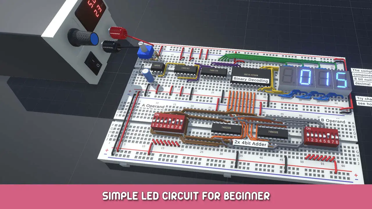 CRUMB – Simple LED Circuit for Beginners