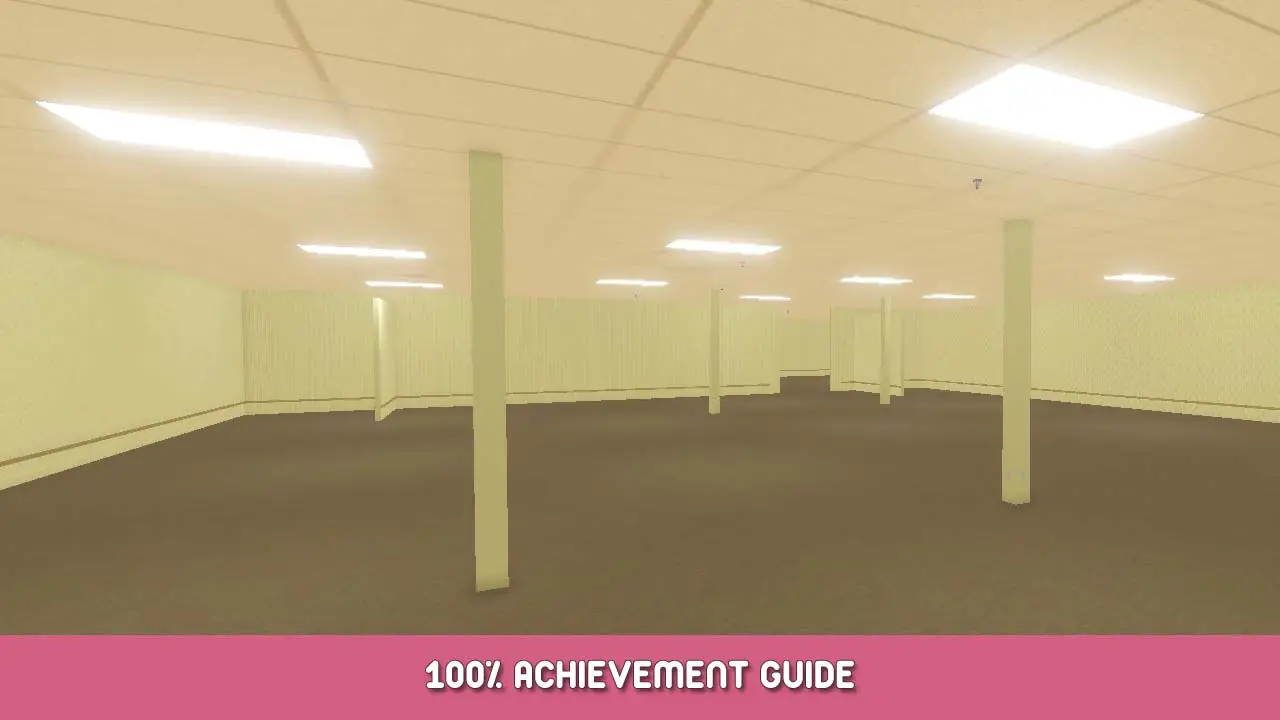 The Backrooms Simulator 100% Achievement Guide