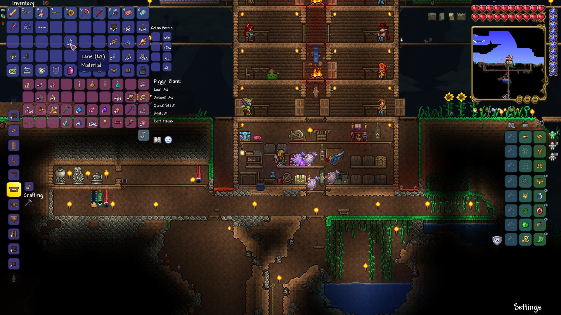 Terraria статуя слизня фото 16