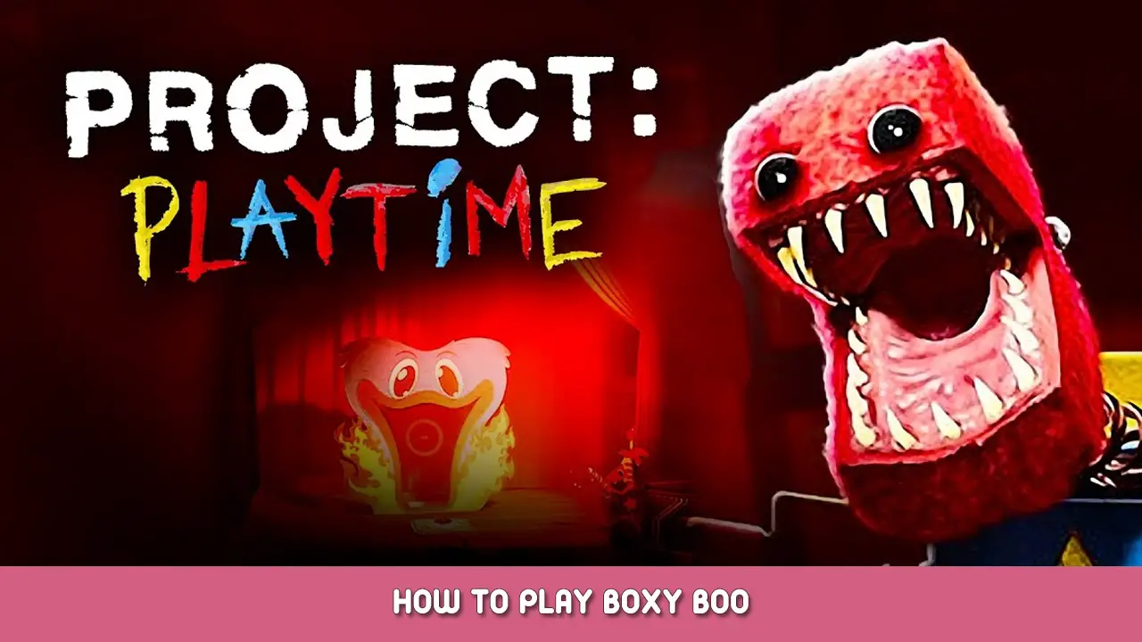 Project Playtime Gameplay, Menu & Teasers (Project Playtime Boxy Boo  Jumpscare & More) 