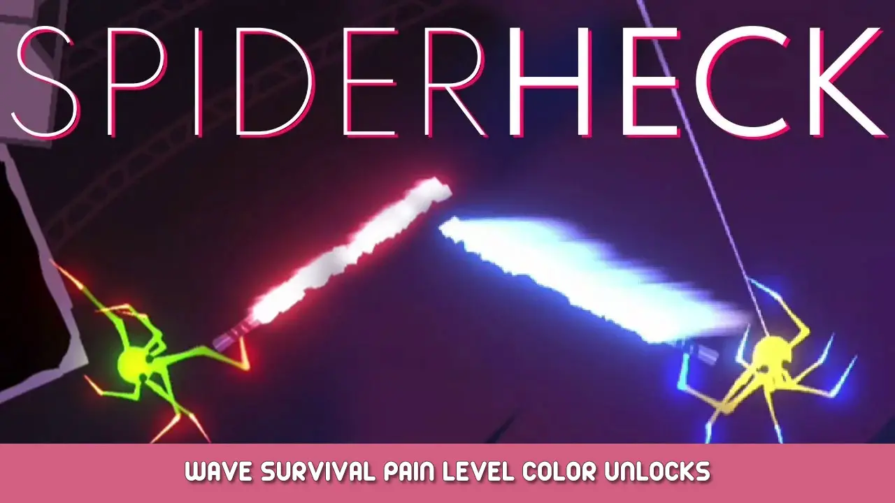 SpiderHeck – Wave Survival Pain Level Color Unlocks