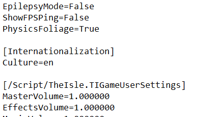 

YOU NEED TO PUT IT EXACT SAME WAY I WROTE IT. ONE PART IS UP AND SECOND PART IS BELLOW. ITS VERY IMPORTANT IT WONT WORK IF YOU DONT DO IT THAT WAY!!! 

If you did everything as you should now you can play The Isle in English language, If you want other lanuages like polish instead of 