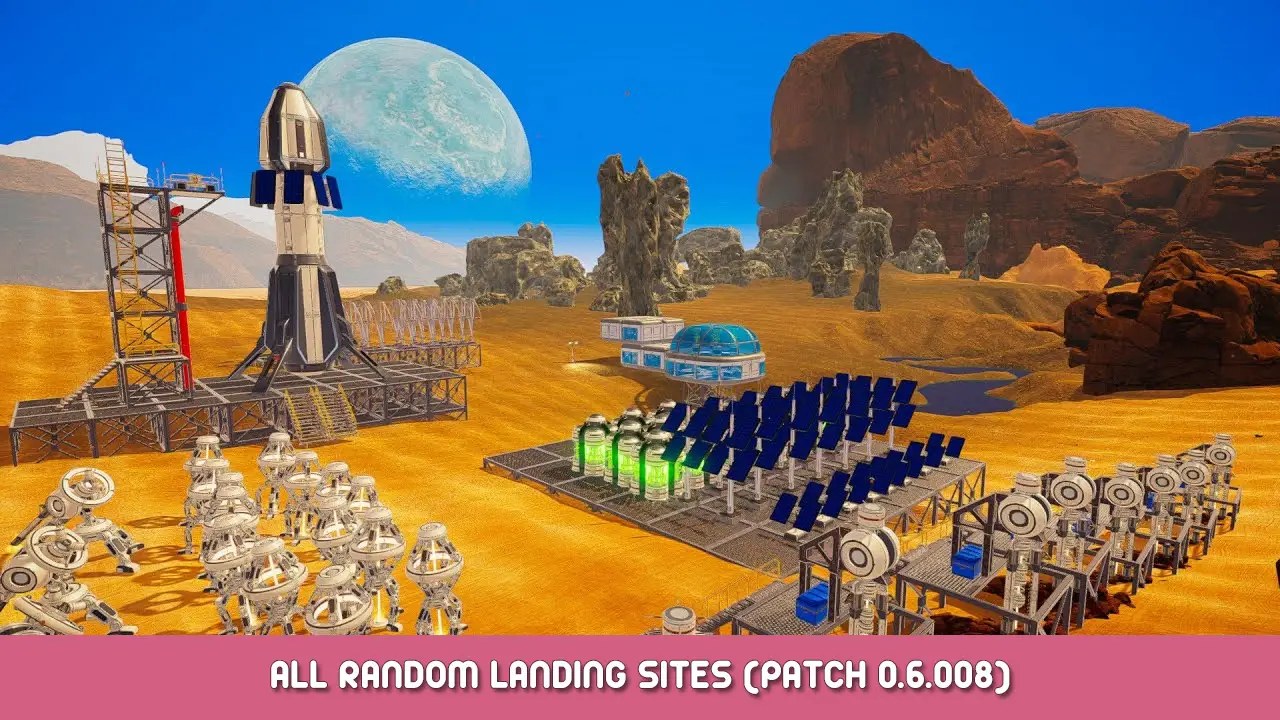 The Planet Crafter – All Random Landing Sites (Patch 0.6.008)
