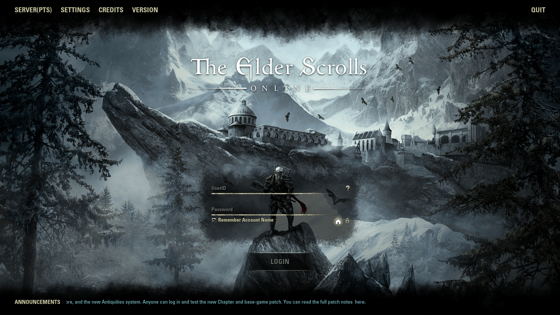 Como vincular sua conta do Elder Scrolls Online com a Steam