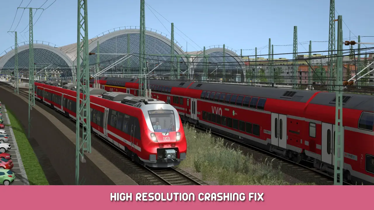 Train Simulator - Corrección de bloqueo de alta resolución